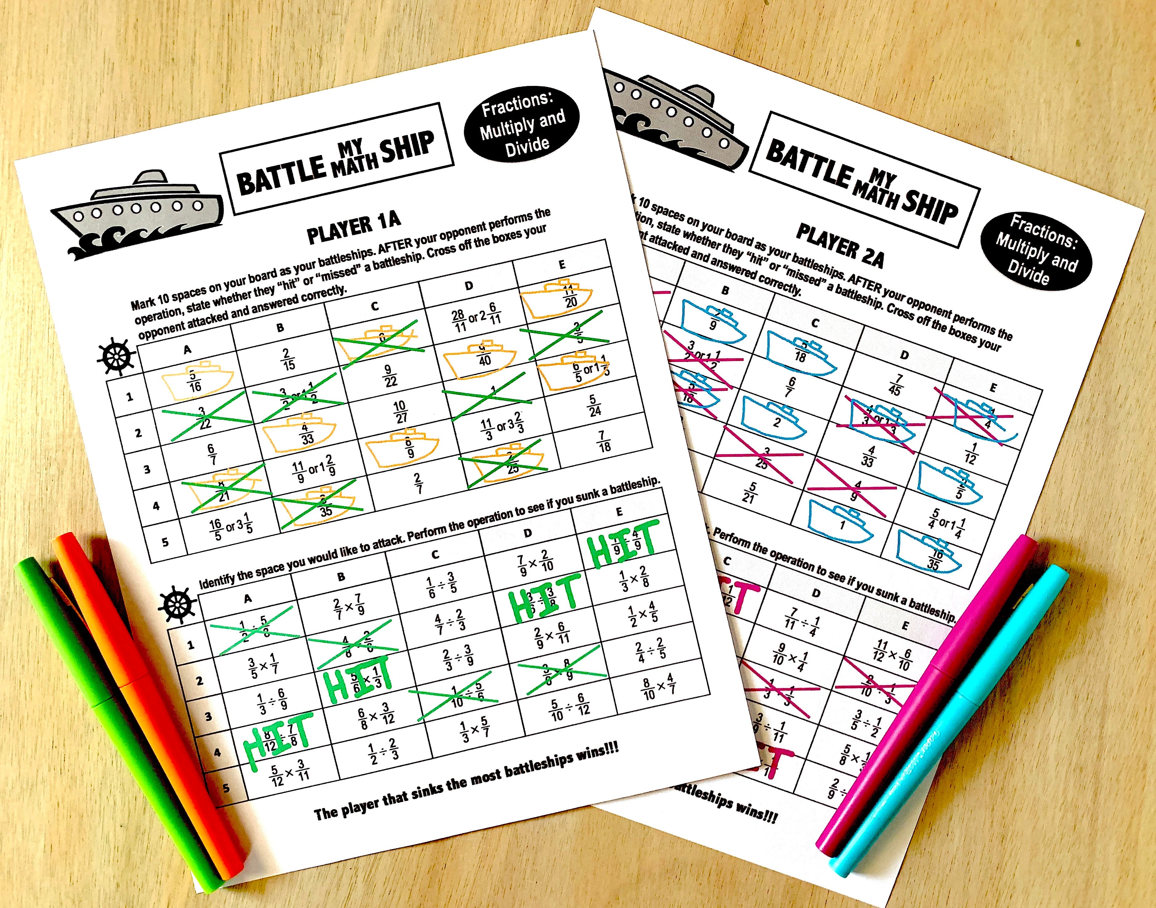 Battle My Math Ship