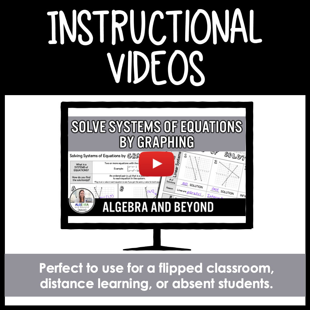 Systems of Equations & Inequalities Unit Bundle | Algebra 2 | Guided Notes | Homework