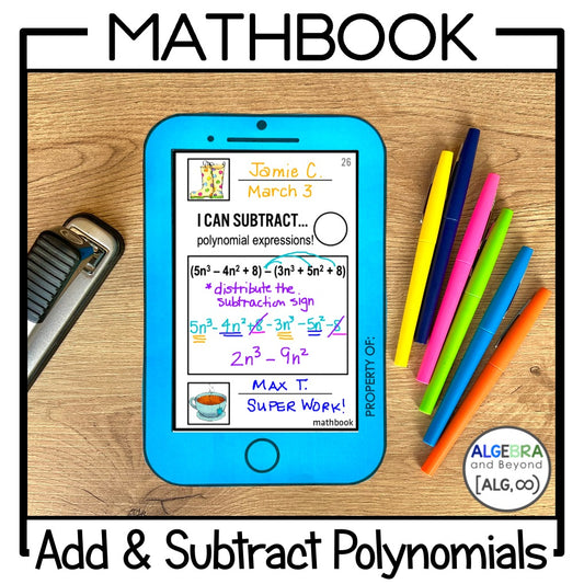 Add and Subtract Polynomial Expressions | Review Activity | Mathbook