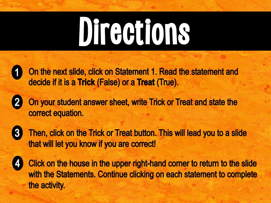 Linear Equations Digital Activity | Halloween
