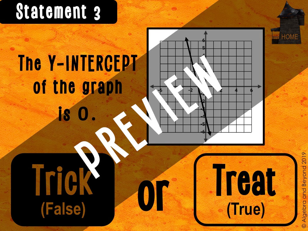 Linear Equations Digital Activity | Halloween