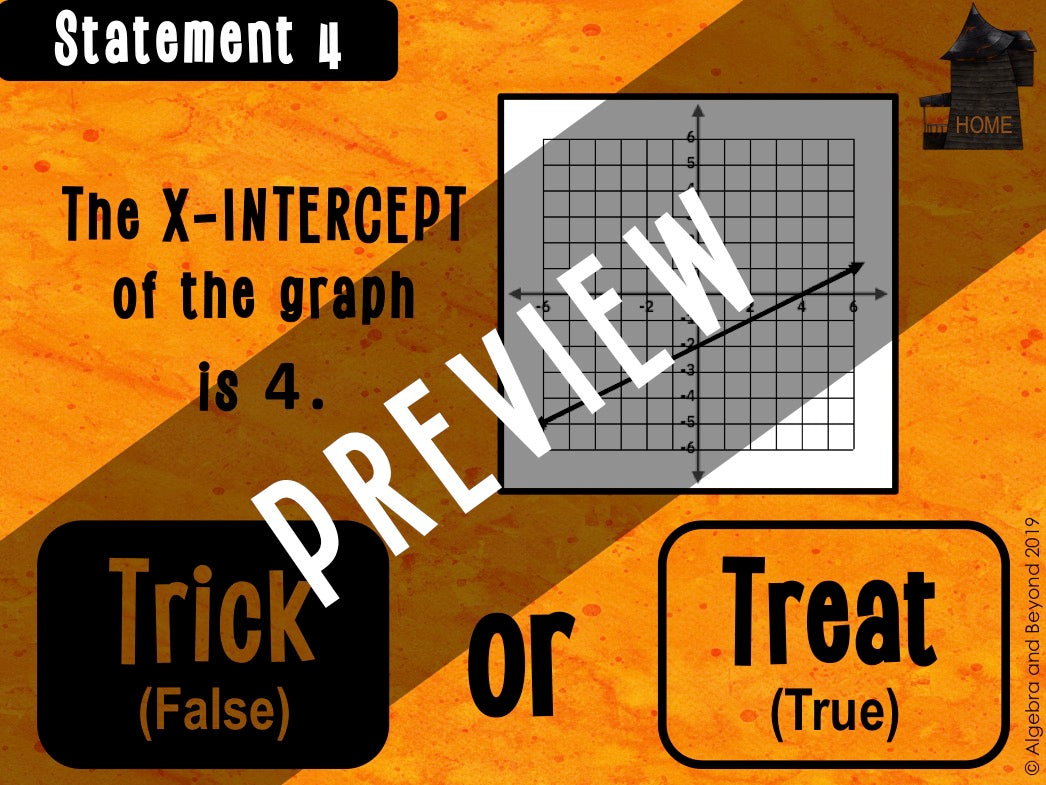 Linear Equations Digital Activity | Halloween