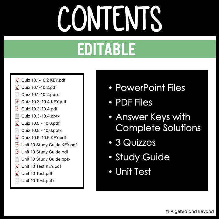 Sequences and Series Assessments | Quizzes | Study Guide | Test