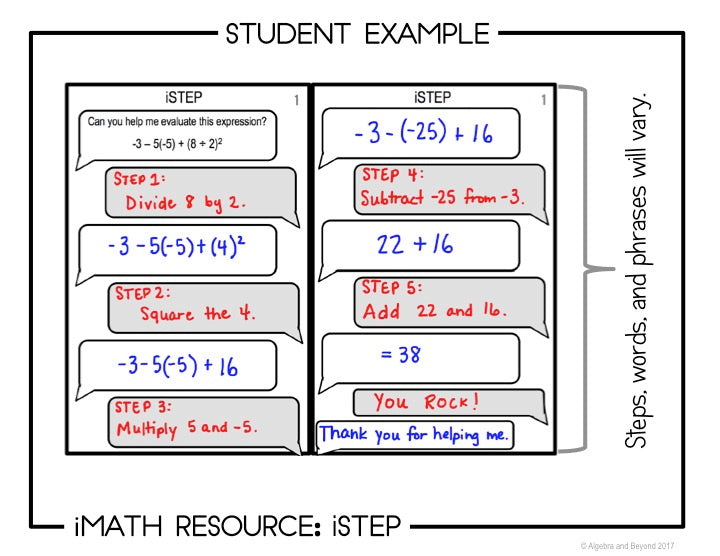 Order of Operations Activity - iStep