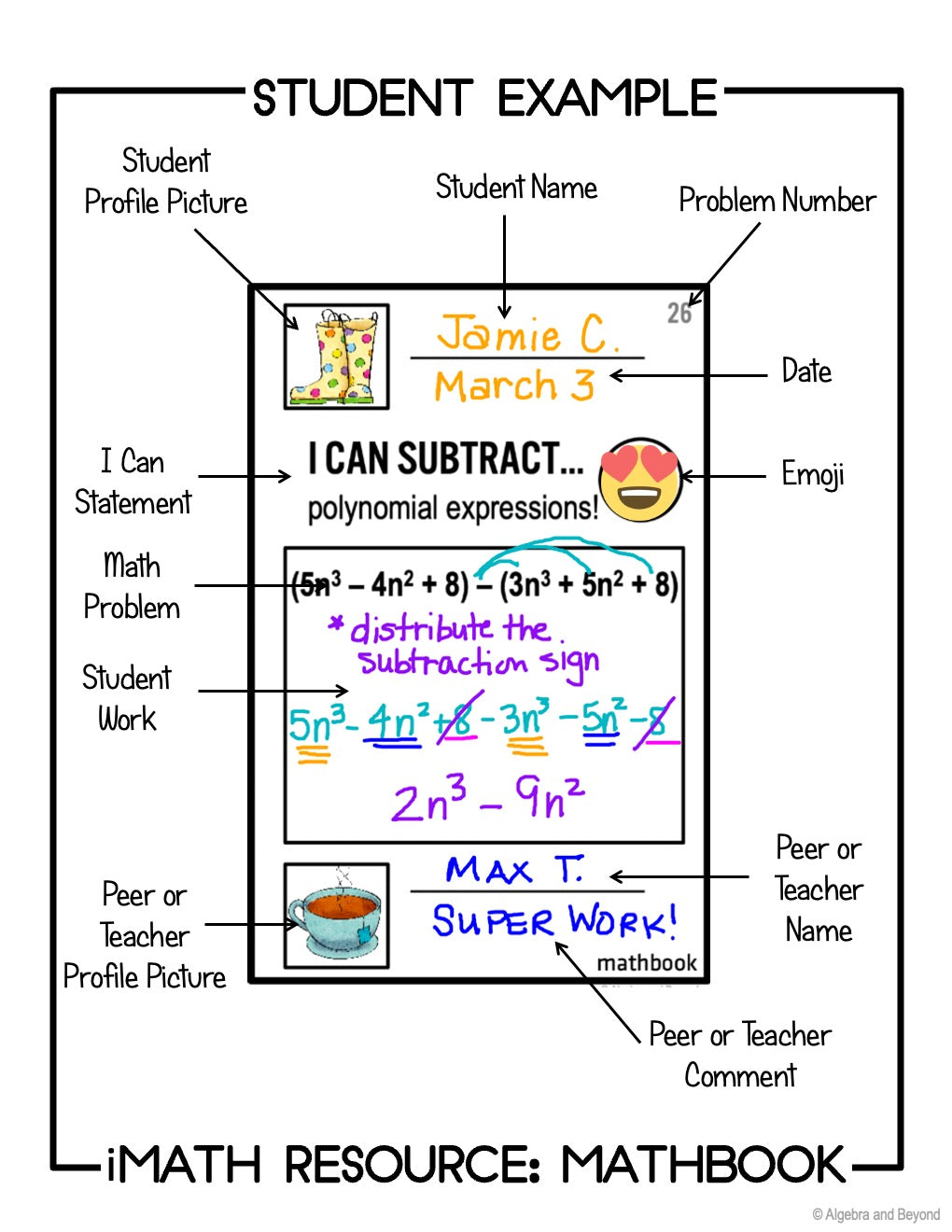 Add and Subtract Polynomial Expressions | Review Activity | Mathbook