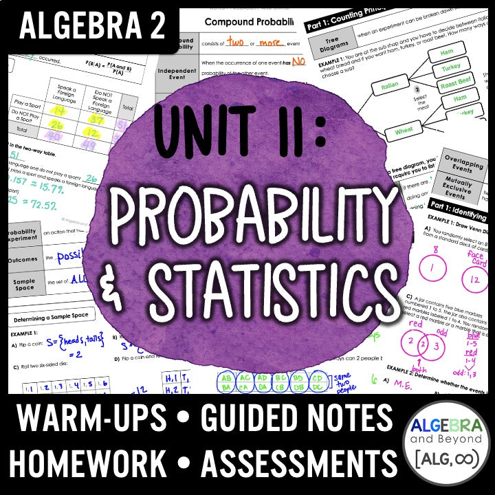 Unit 11: Probability & Statistics