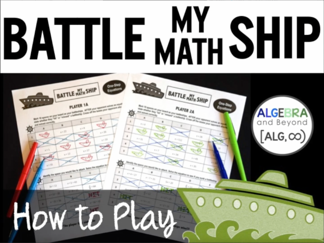 Battle My Math Ship – Algebra and Beyond