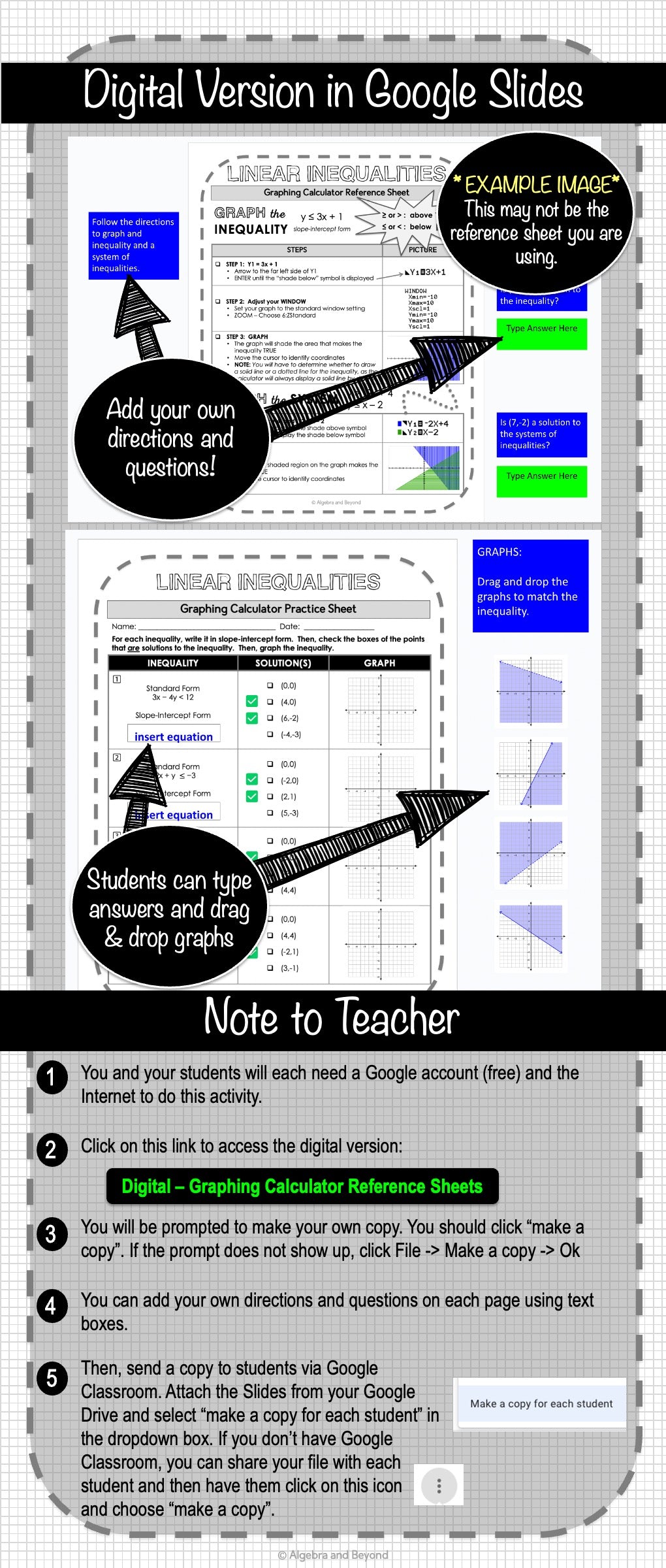 Linear Regression | TI-84 Graphing Calculator Reference Sheet and Practice