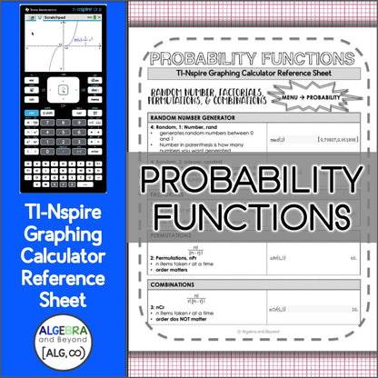 Probability: Factorials, Permutations, and Combinations | TI-NSpire Calculator