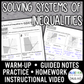 Solving Systems of Inequalities Lesson | Video | Guided Notes | Homework