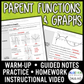 Parent Functions & Graphs Lesson | Warm-Up | Guided Notes | Homework