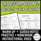 Transformations: Absolute Value Function Lesson | Warm-Up | Notes | Homework