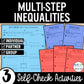 Multi-Step Inequalities | Practice | Self-Check Review Activities
