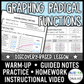 Graphing Radical Functions Lesson | Video | Guided Notes | Homework