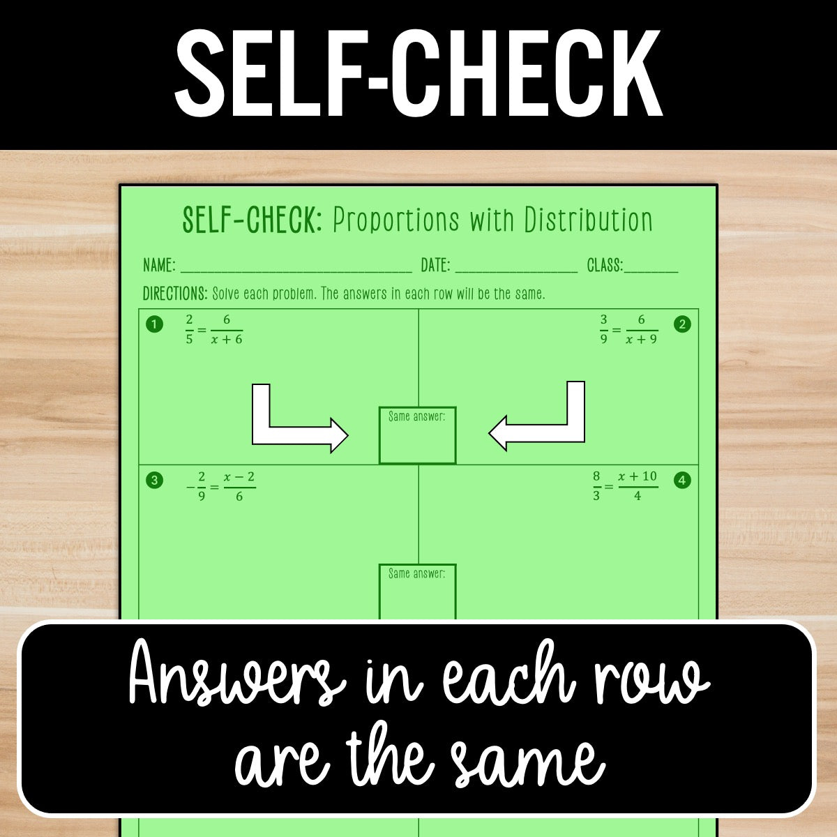 Proportions with Distribution Review Activity – Partner Practice Worksheets