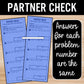 Operations with Polynomials Review Activity – Partner Practice Worksheets