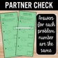 Pythagorean Theorem Review Activity – Self-Check Practice Worksheets