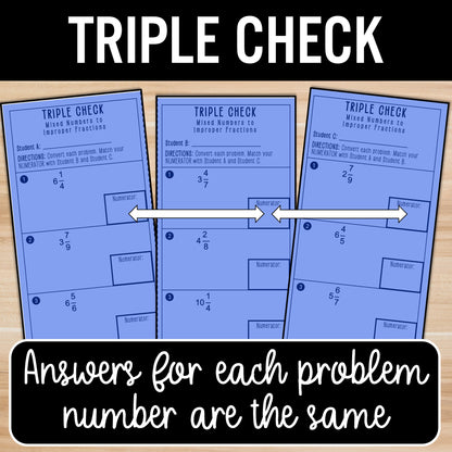 Converting Mixed Numbers to Improper Fractions Activity | Practice Worksheets