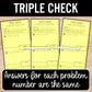 Compound Inequalities Review Activity – Self-Check Practice Worksheets