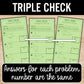 Pythagorean Theorem Review Activity – Self-Check Practice Worksheets