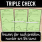 Missing Angles of Triangles with Algebra Activity – Self-Check Worksheets