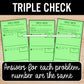 Solve Absolute Value Inequalities Review Practice Activity - Partner Worksheets