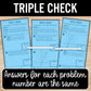 Constant of Proportionality Review Activity – Self-Check Practice Worksheets