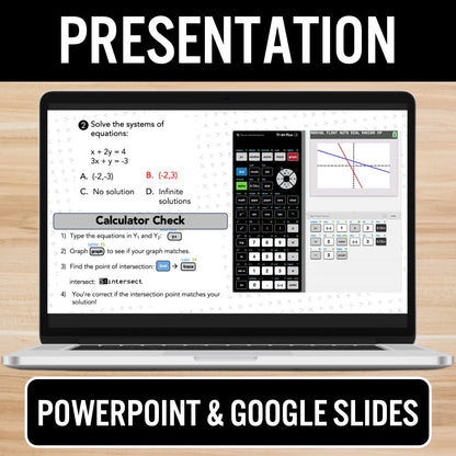 Graphing Systems of Equations and Inequalities Activity with the TI-84 Graphing Calculator