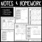 Systems of Equations & Inequalities Unit | Algebra 2 | Guided Notes | Homework