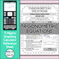 Solve Trigonometric Equations | TI-Nspire Graphing Calculator Reference Sheet