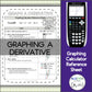 Graphing a Derivative | TI-84 Calculator Reference Sheet