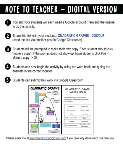 Quadratic Graphs - Doodlr