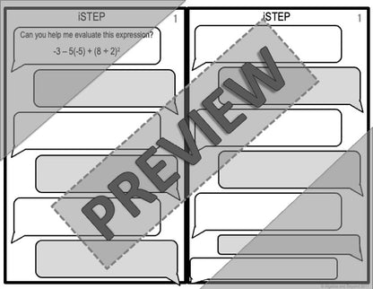 Order of Operations Activity - iStep