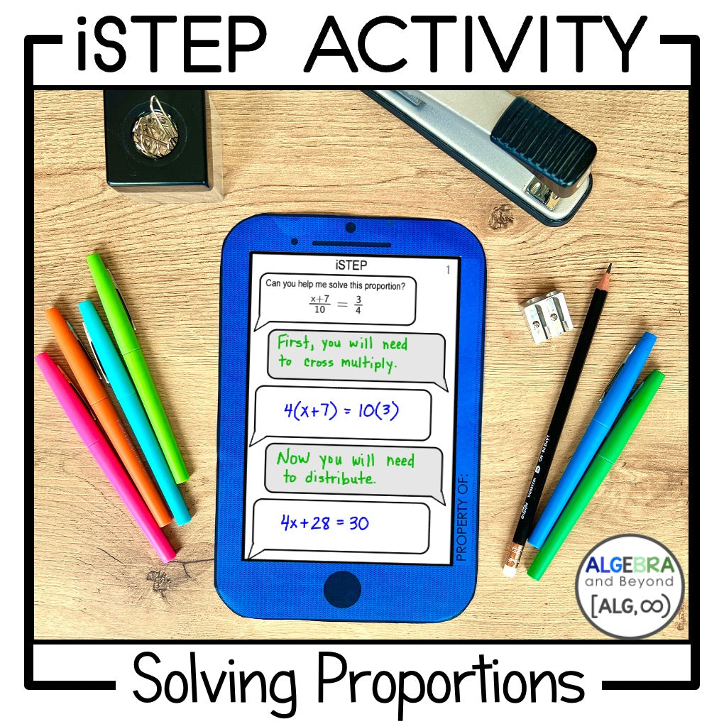 Solving Proportions Activity | iStep