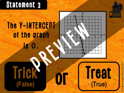 Linear Equations Digital Activity | Halloween