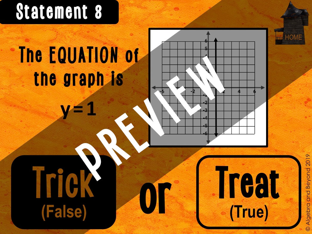 Linear Equations Digital Activity | Halloween