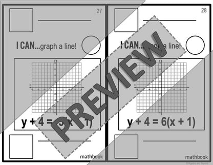 Graph a Linear Equation | Review Activity | Mathbook
