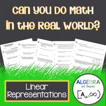 Linear Representations | Real World Applications