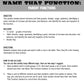 Parent Functions | Name That Function | Matching Activity | Print and Digital