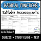 Radical Functions Assessments | Quizzes | Study Guide | Test