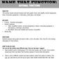 Rational Functions | Name That Function | Matching Activity | Print and Digital