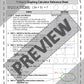 Absolute Value Equations and Inequalities | TI-Nspire Calculator Reference Sheet