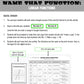 Linear Functions | Name That Function | Matching Activity | Print and Digital