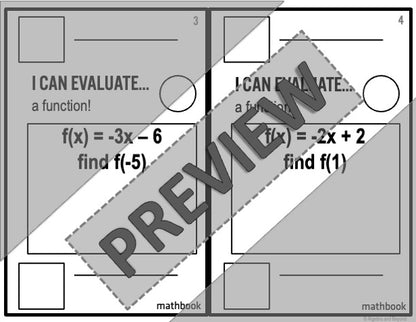 Evaluate a Function | Review Activity | Mathbook