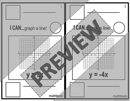 Graph a Linear Equation | Review Activity | Mathbook