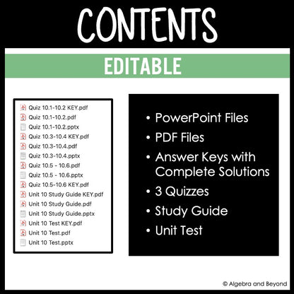 Sequences and Series Assessments | Quizzes | Study Guide | Test