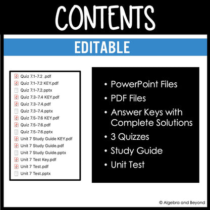 Radical Functions Assessments | Quizzes | Study Guide | Test