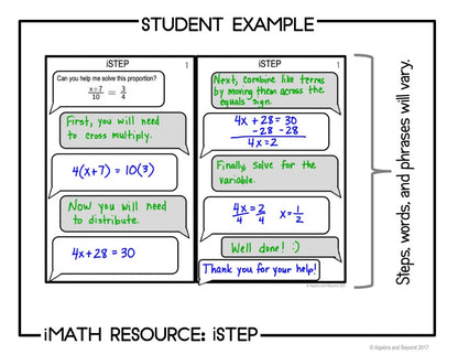 Solving Proportions Activity | iStep