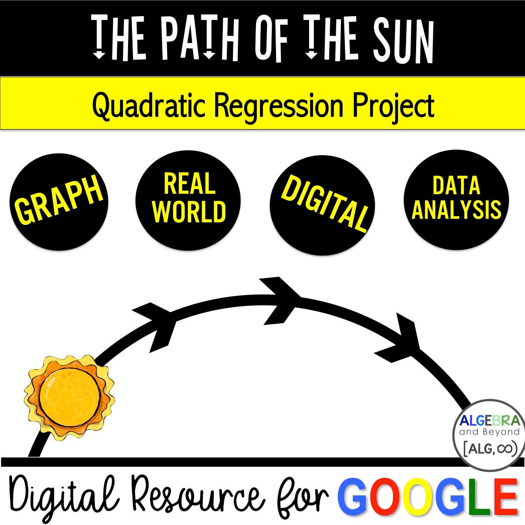 Real World Quadratic Regression | Project Based Learning | Distance Learning