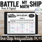 One-Step Inequalities | Multiply and Divide | No Negatives | Battle My Math Ship
